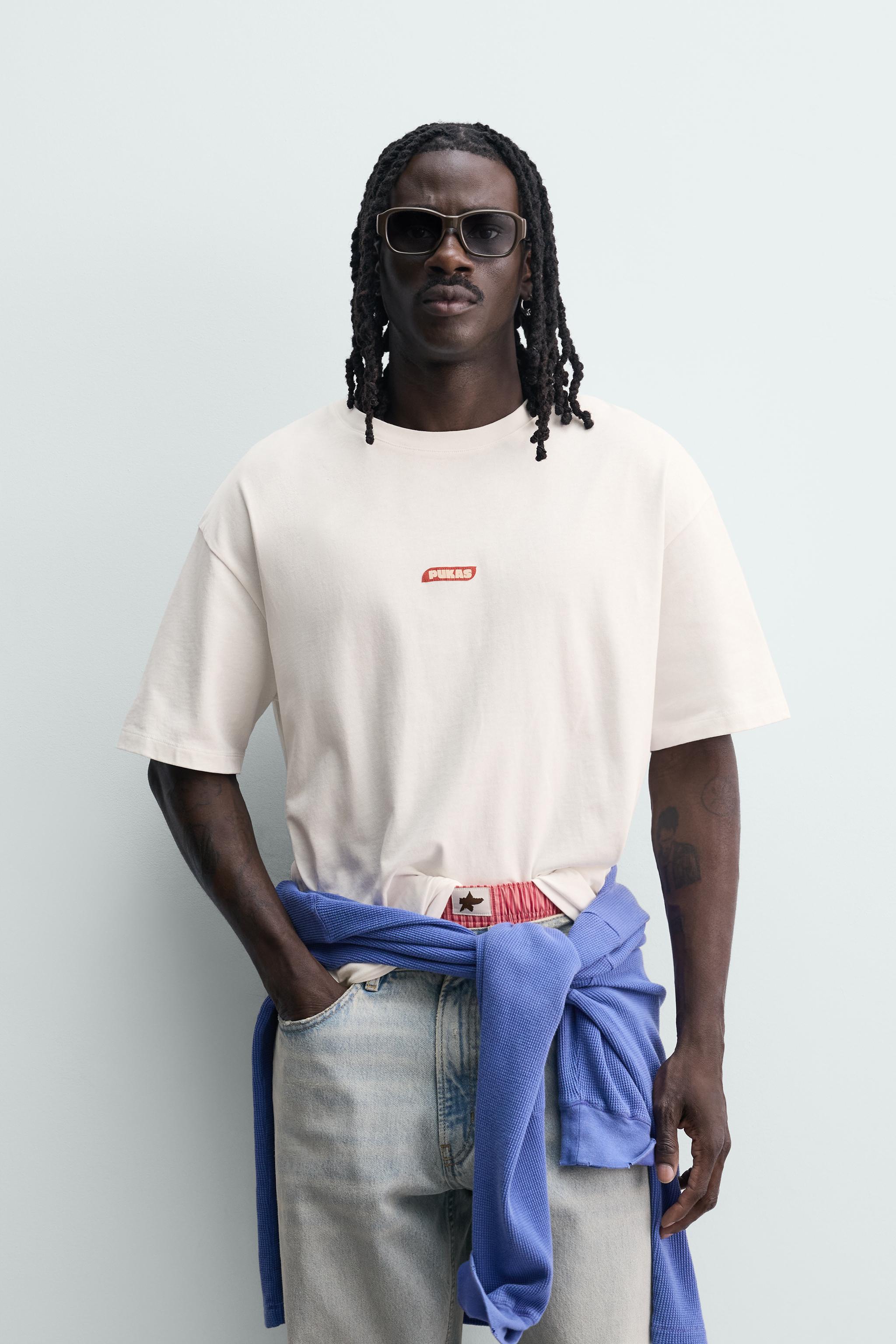 PUKAS SURF X ZARA PHOTOGRAPHIC PRINT T-SHIRT
